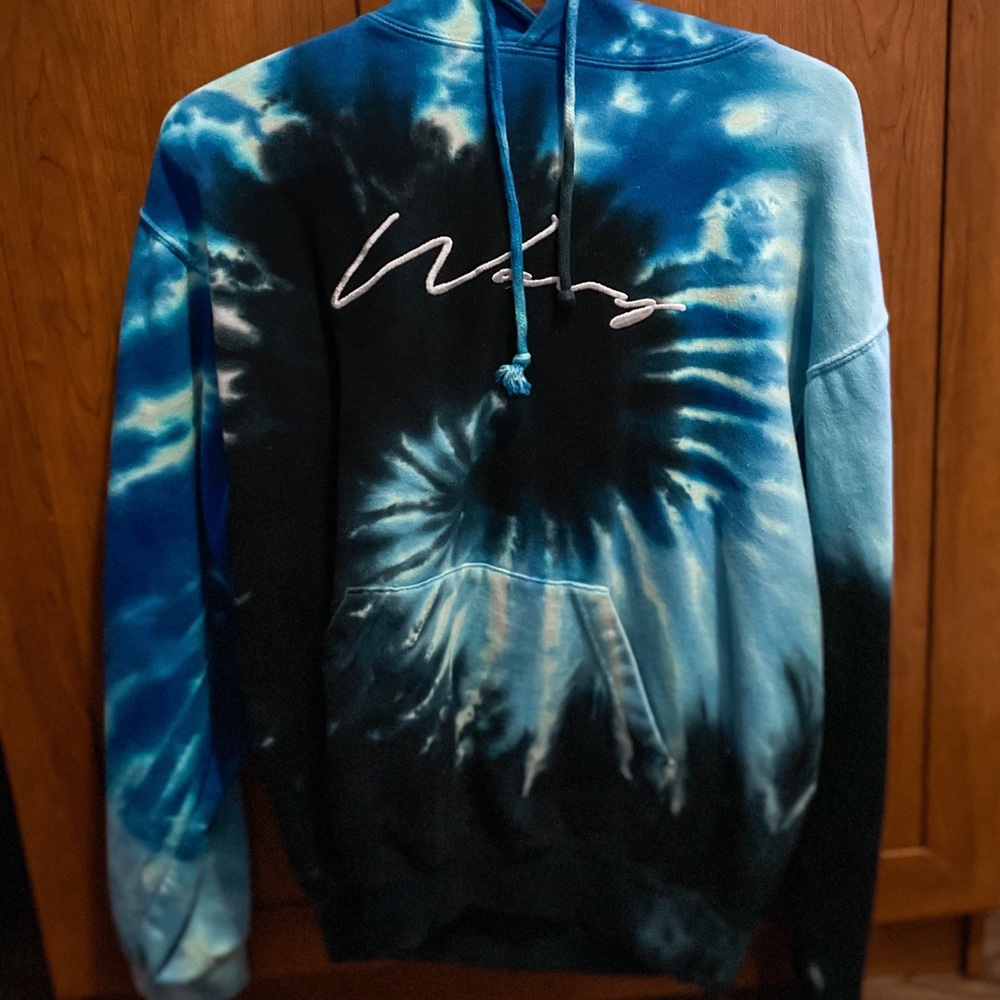 Tie-Dye Wavy Hoodie